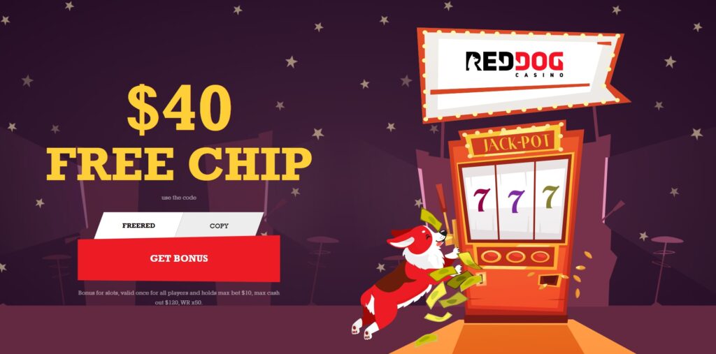 Red Dog Casino No Deposit Bonus Codes: $40 Free Chip - FreeRed